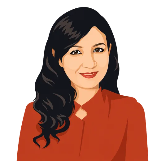 Leena Aurora portrait illustration